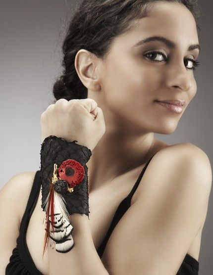 HAJI_Couture_Wrist_Cuff_Black