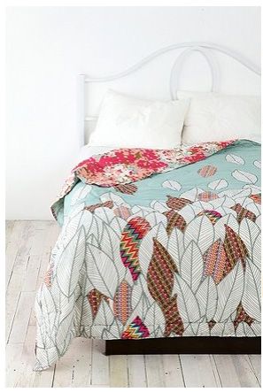 UO Falling Leaves Quilt