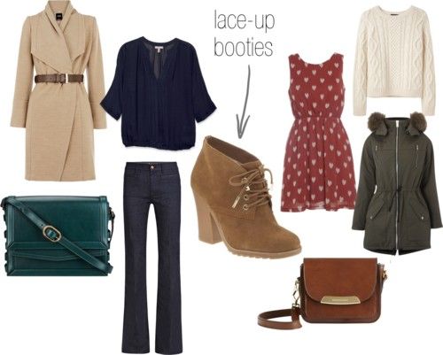 lace up booties