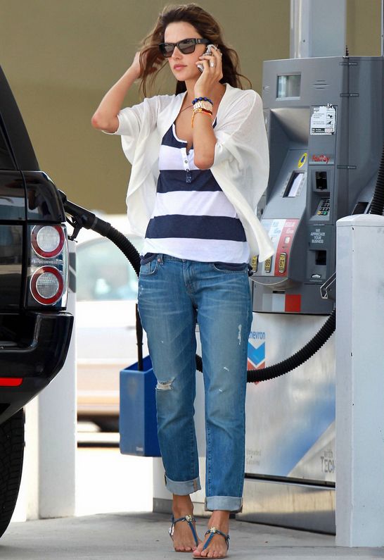 Alessandra Ambrosio in J Brand