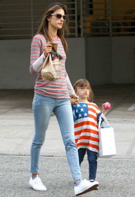 Alessandra Ambrosio in J Brand