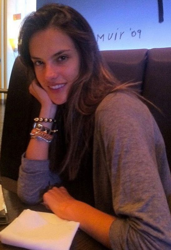 Alessandra Ambrosio in Nialaya Jewelry