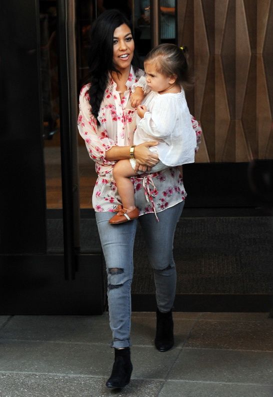Kourtney Kardashian in J Brand