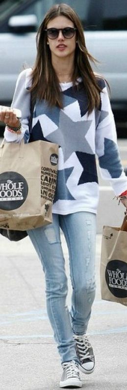 Alessandra Ambrosio in Siwy Denim