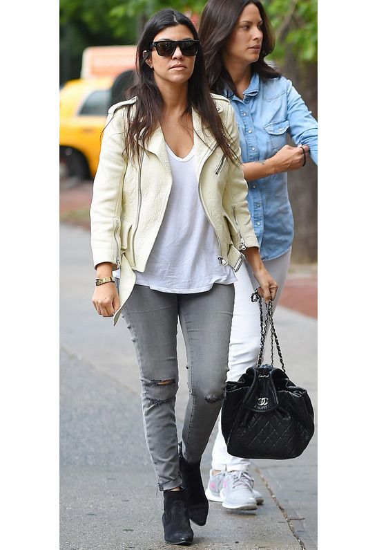 Kourtney Kardashian in J Brand