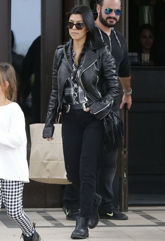 Kourtney Kardashian in J Brand