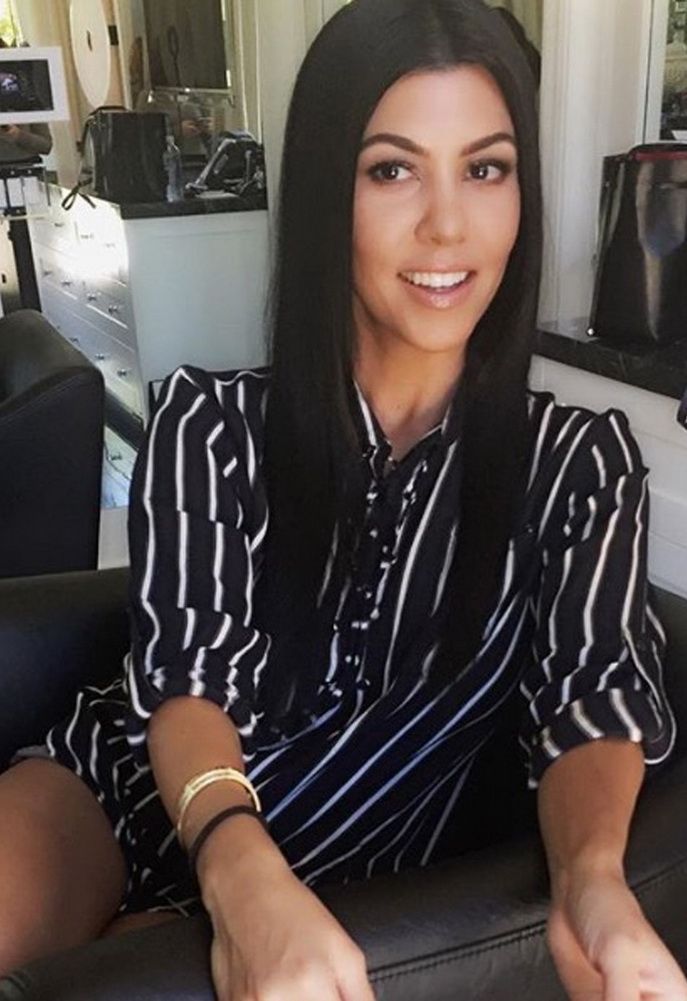 Kourtney Kardashian in Faithfull The Brand