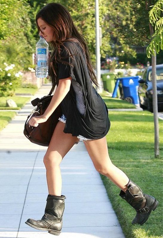 Ashley Tisdale in FRYE