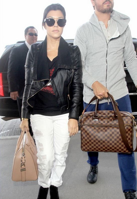 Kourtney Kardashian in Lauren Moshi