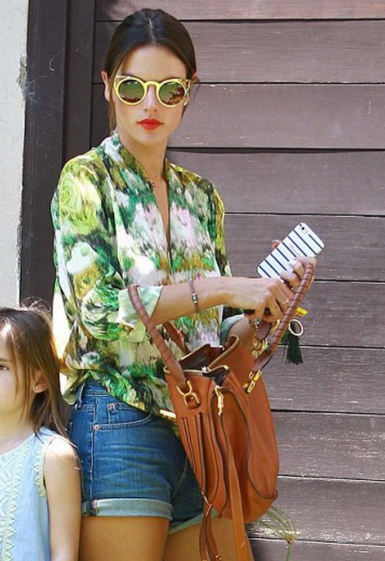 Alessandra Ambrosio in Quay Eyewear