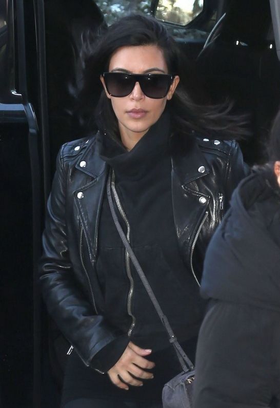 Kim Kardashian in BLK DNM