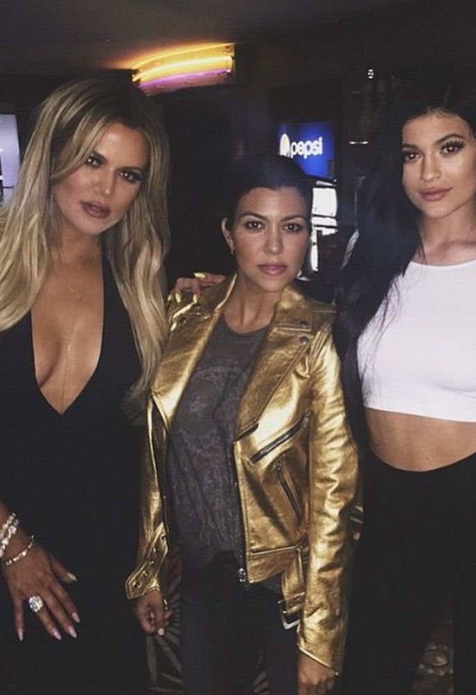 Kourtney Kardashian in Lauren Moshi