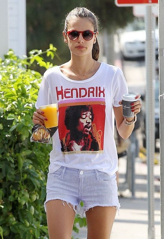 Alessandra Ambrosio in Black Orchid