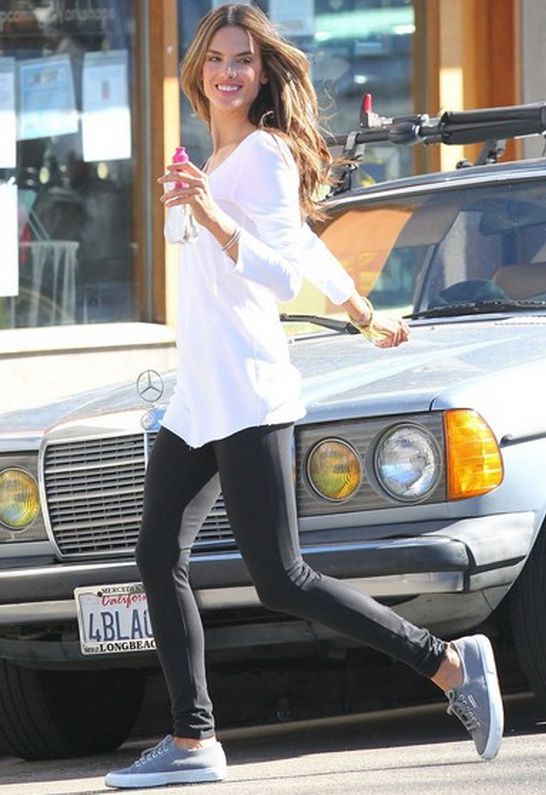 Alessandra Ambrosio in Superga
