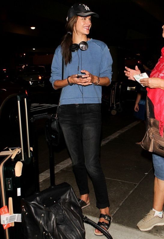 Alessandra Ambrosio in Black Orchid