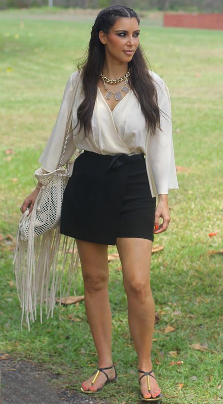 Kim Kardashian in Dolce Vita